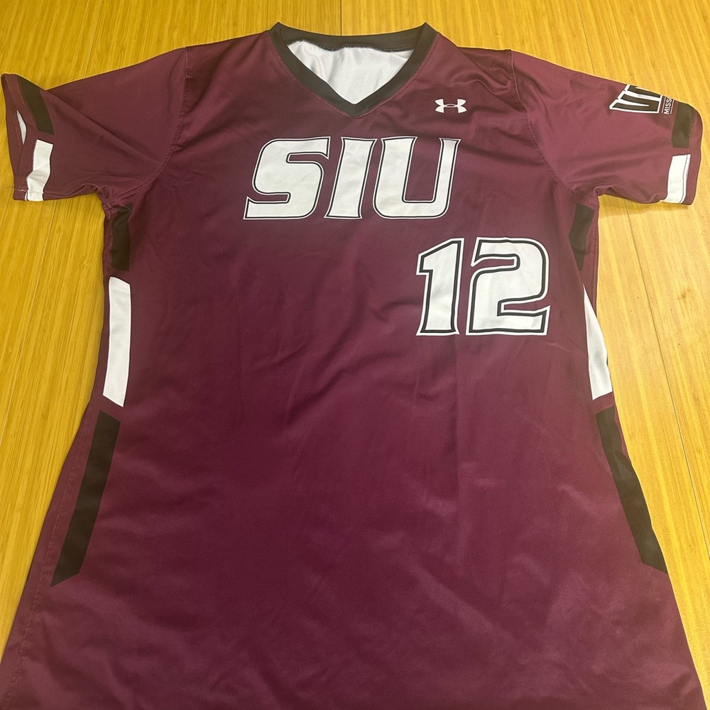 Under Armour Authentic Game Used Southern Illinois Salukis Jersey Medium #12